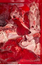 Photo Textures of RAW Pork Viscera